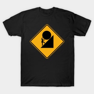 Men At Work Sysiphus Universal Symbol for Futility T-Shirt